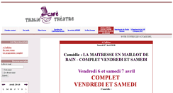 Desktop Screenshot of cafethalietheatre.com